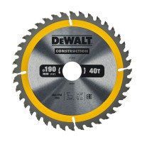 DEWALT DT1945-QZ Construction Circular Saw Blade 190 x 30mm x 40T &pound;19.99